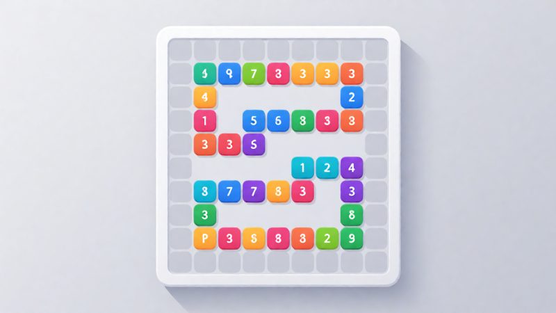 空当接龙游戏 示意图